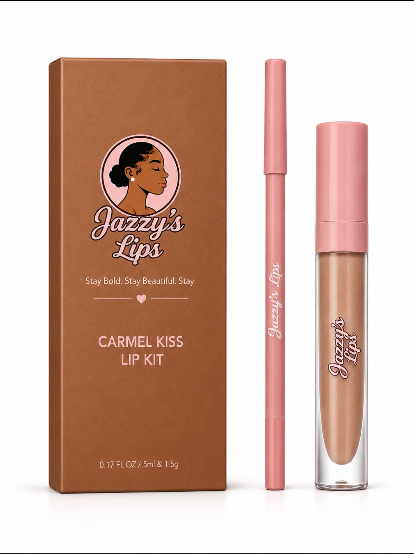 Jazzy's Carmel Kiss Lip Kit
