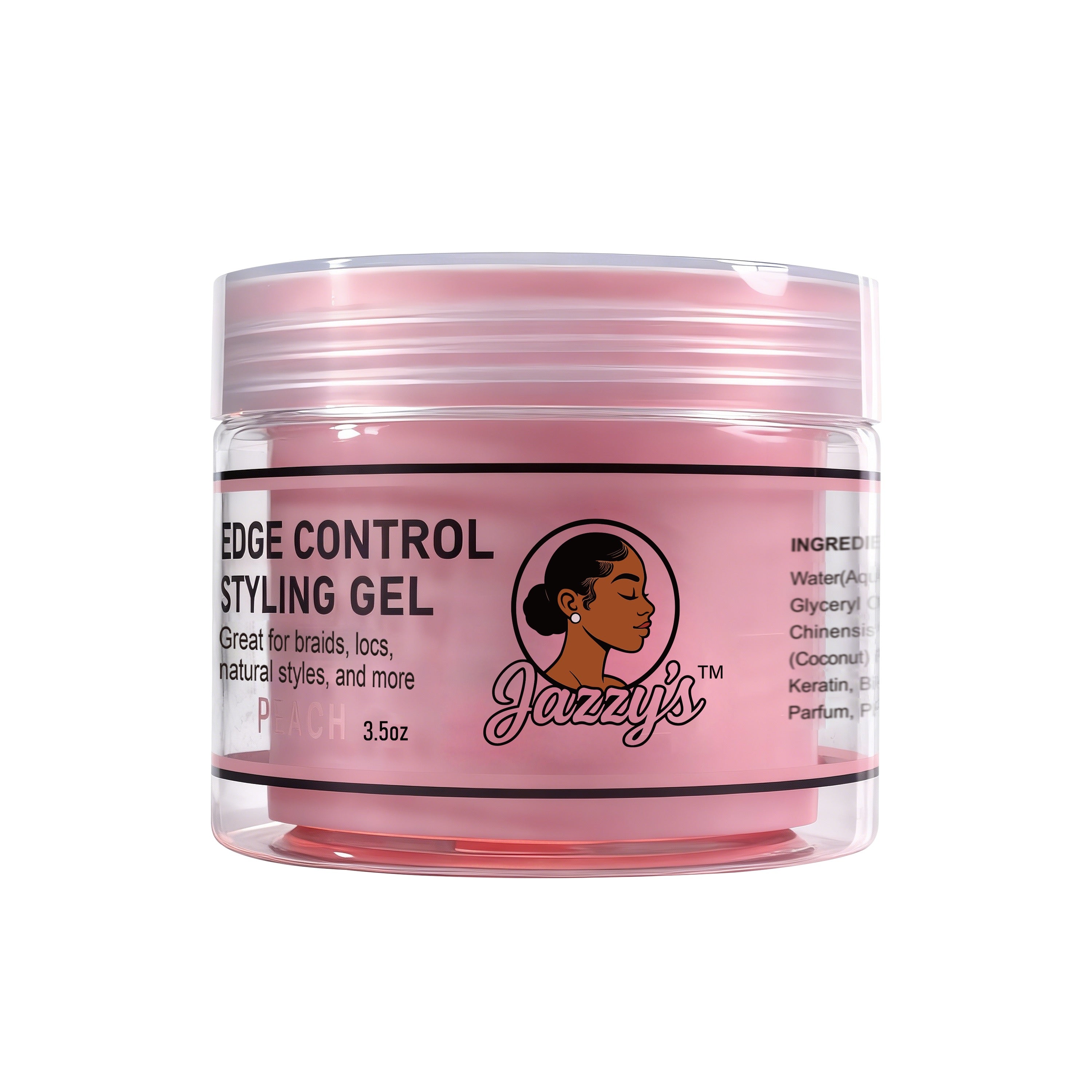 Jazzy's Edge Control & Styling Gel 3.5 oz (Peach)